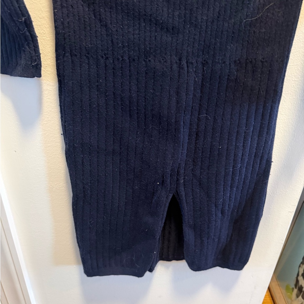 Kerisma Midnight Blue Crew Neck Sweater Dress - size S/M - Picture 7 of 7